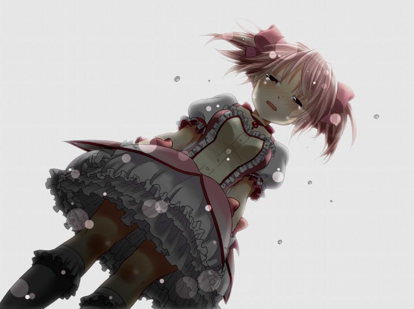 kaname madoka (mahou shoujo madoka magica) drawn by ujou_kazuki