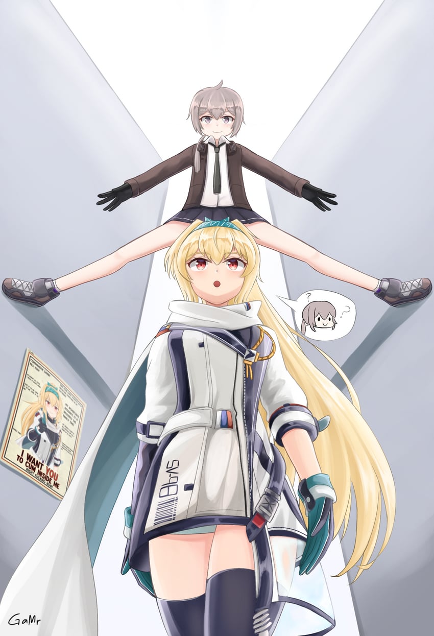 m200 and sv-98 (girls' frontline and 2 more) drawn by gamryous