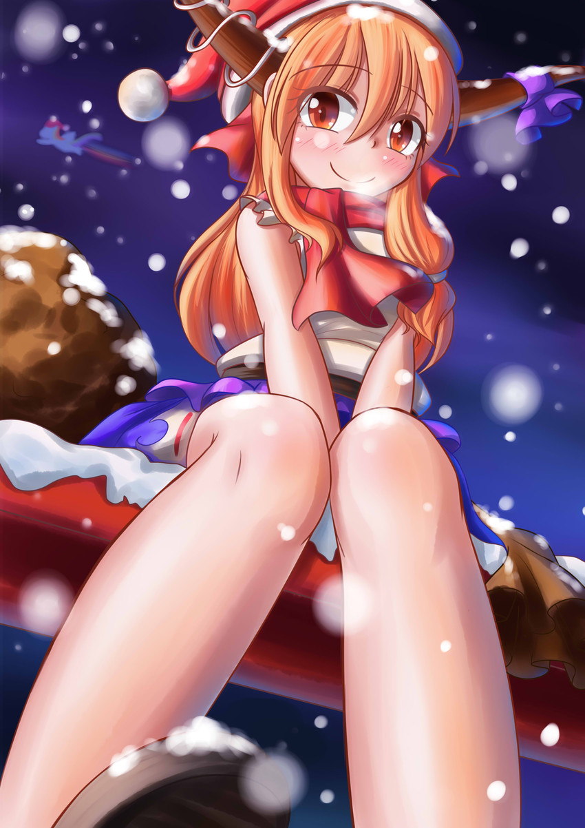 ibuki suika and rainbow dash (touhou and 2 more) drawn by dior-zi