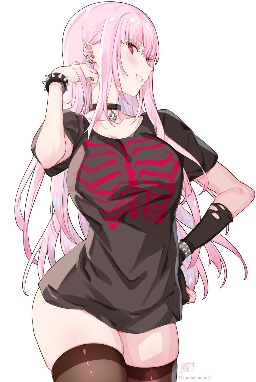 mori calliope (hololive and 1 more) drawn by kamiya_maneki