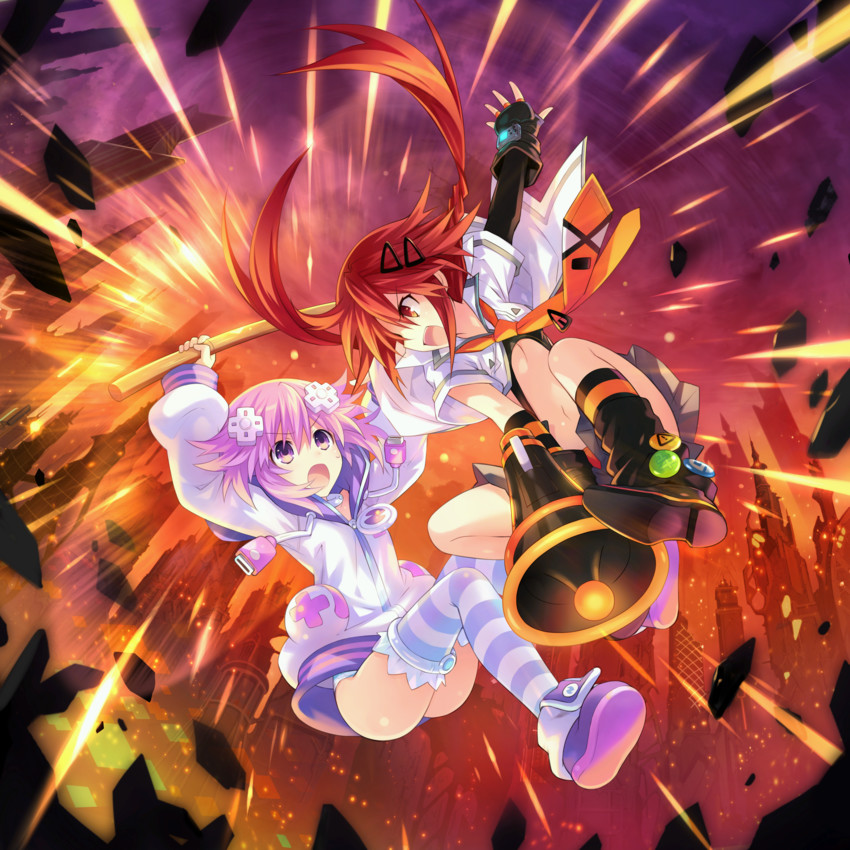 neptune and tennouboshi uzume (neptune and 1 more) drawn by tsunako