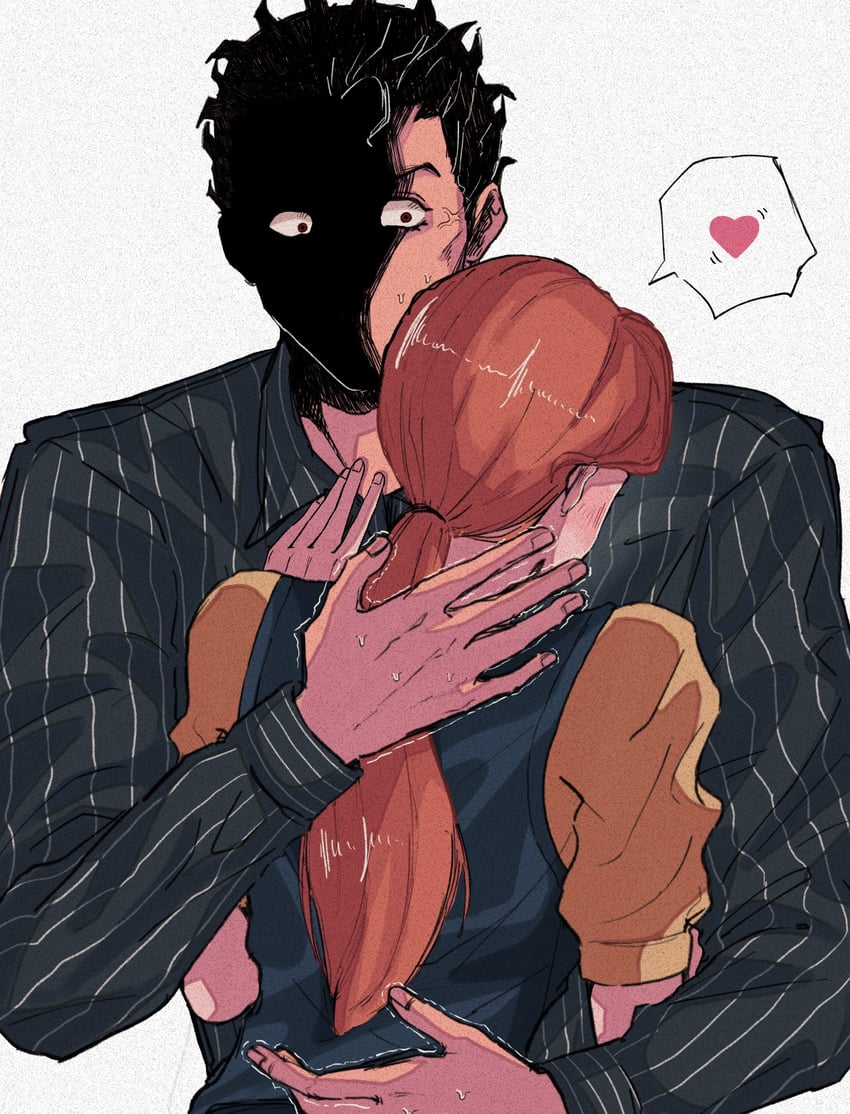 kira yoshikage, kawajiri kosaku, and kawajiri shinobu (jojo no kimyou na bouken and 1 more) drawn by omusugi_daro