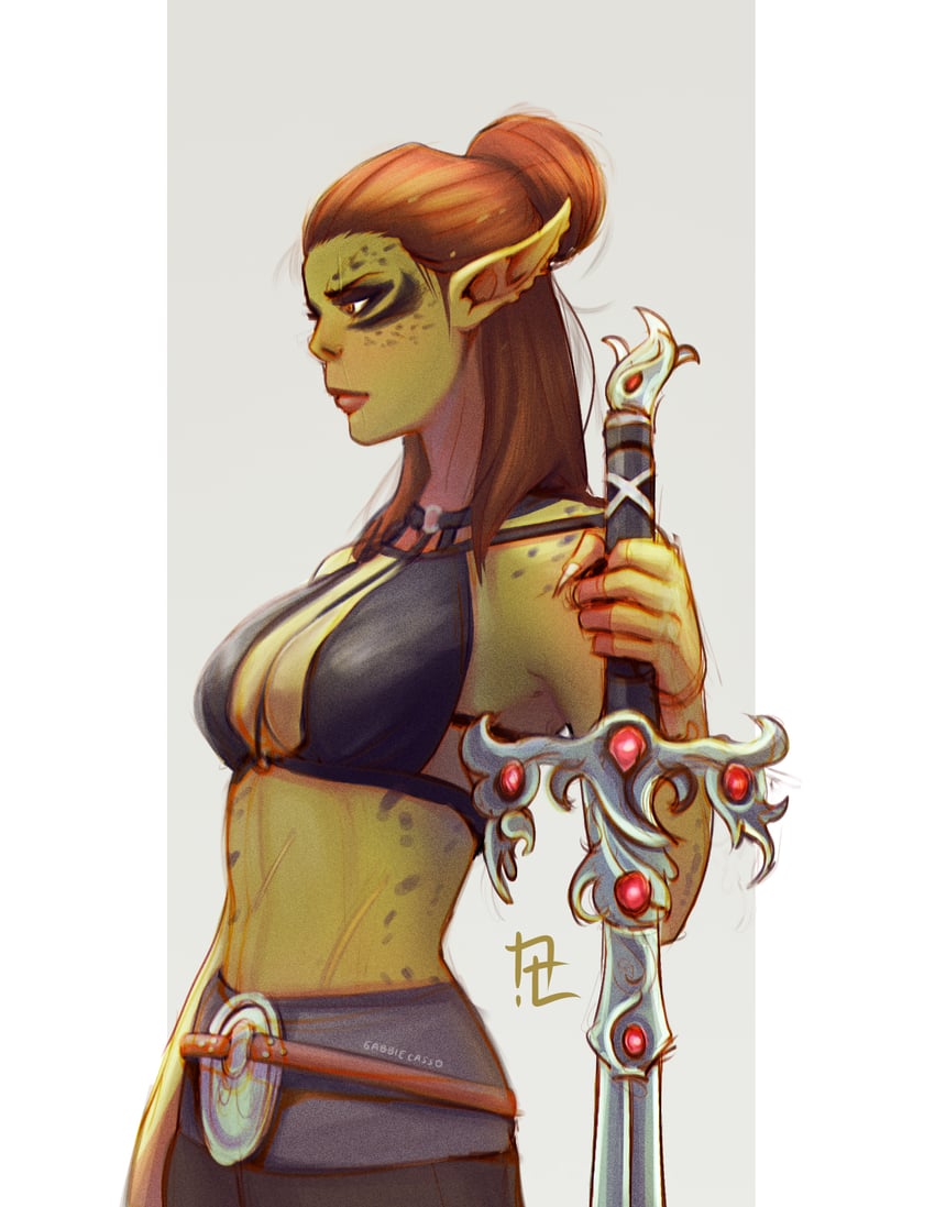 lae'zel (dungeons & dragons and 2 more) drawn by gabbiepicasso