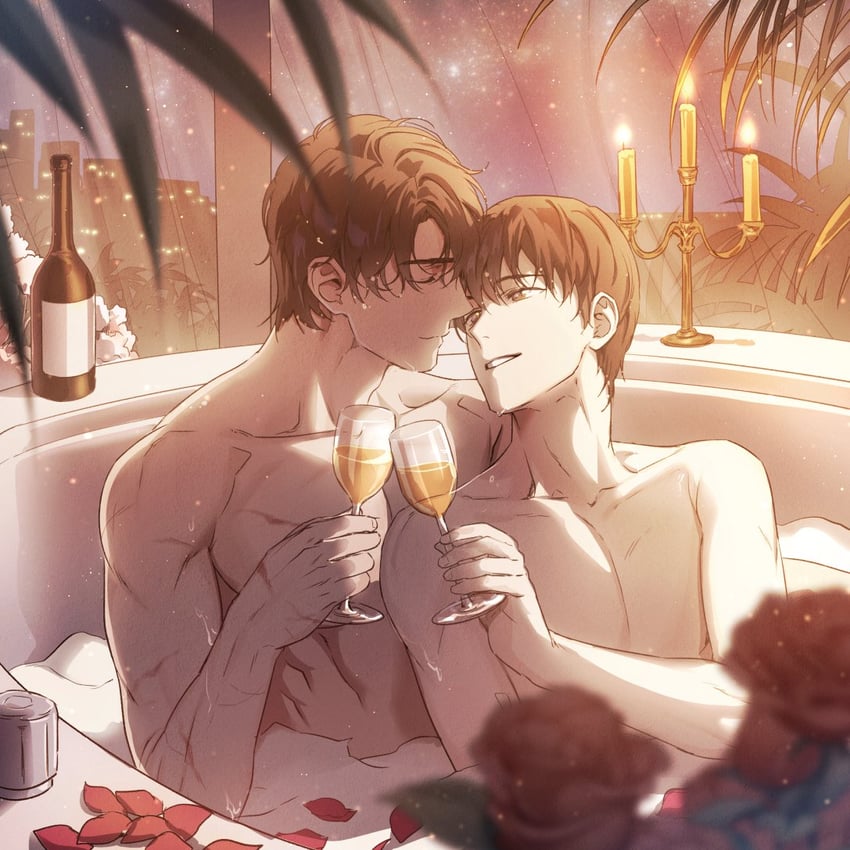 kim dokja and yoo joonghyuk (omniscient reader's viewpoint) drawn by jdsp4m