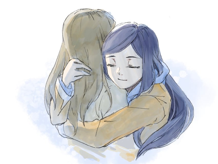 kuga natsuki and fujino shizuru (my-hime) drawn by nichiju_(you)