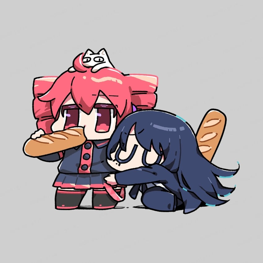 kasane teto and chando (utau and 1 more) drawn by reakaki