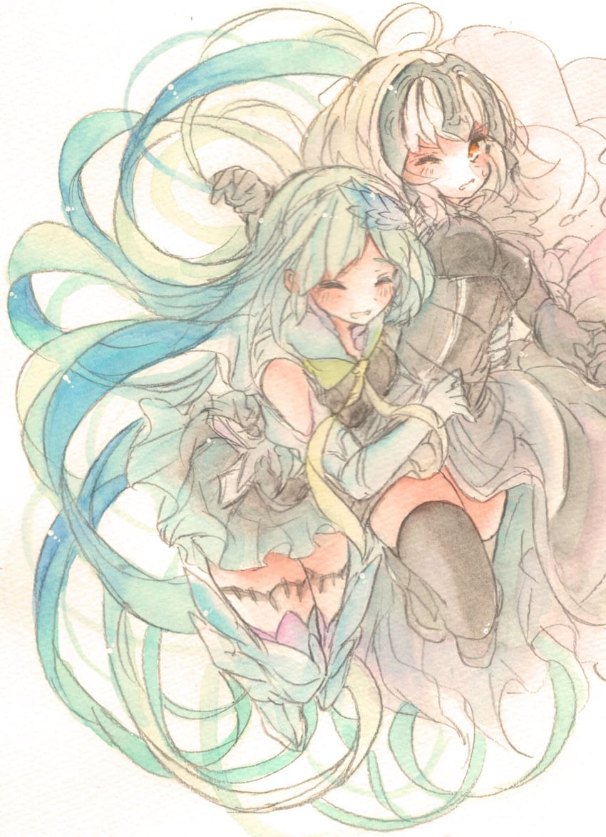 jeanne d'arc alter and brynhild (fate and 1 more) drawn by fina_(sa47rin5)