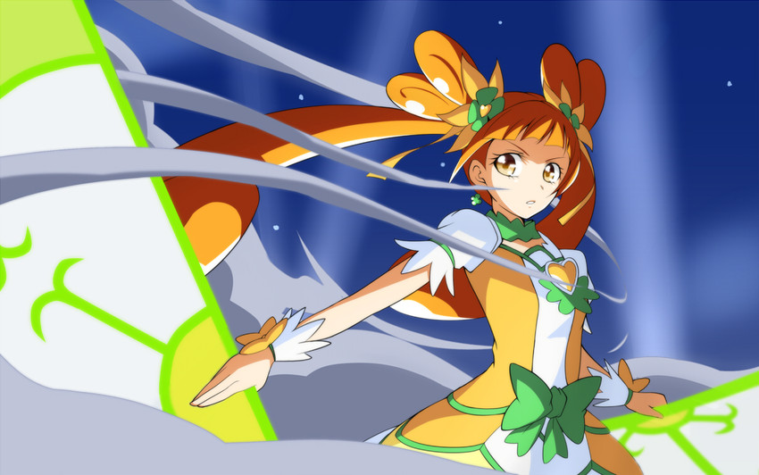 yotsuba alice and cure rosetta (precure and 1 more) drawn by jabara_tornado