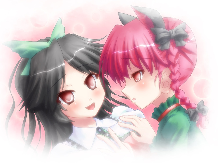kaenbyou rin and reiuji utsuho (touhou) drawn by akashio_(loli_ace)