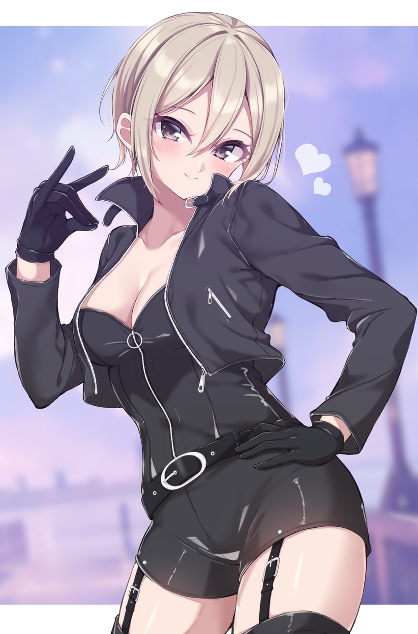 shiomi syuko (idolmaster and 1 more) drawn by jiino