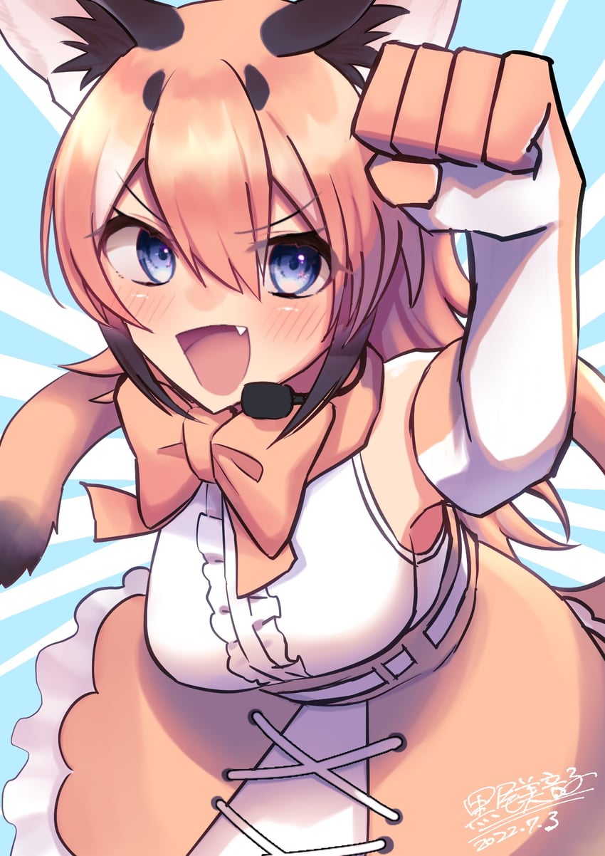 caracal (kemono friends and 1 more) drawn by mitorizu_02