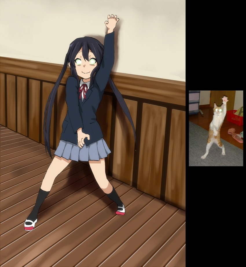 nakano azusa (k-on!) drawn by watanore