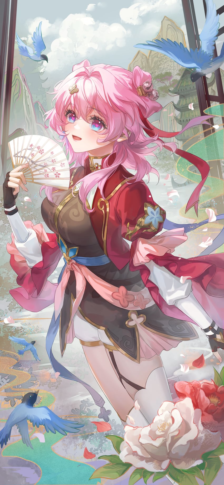 march 7th (honkai and 1 more) drawn by althea_(sakiya0000)