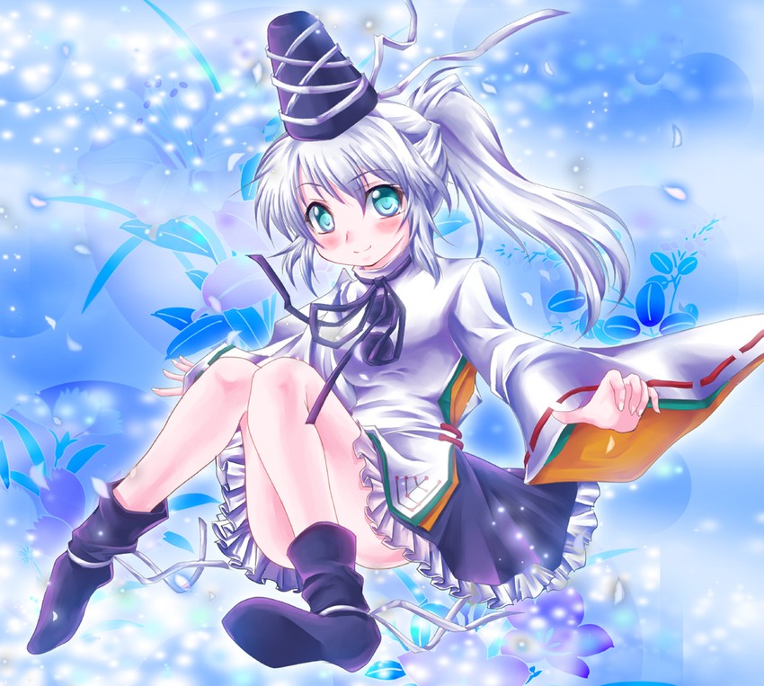 mononobe no futo (touhou) drawn by izumi_akane