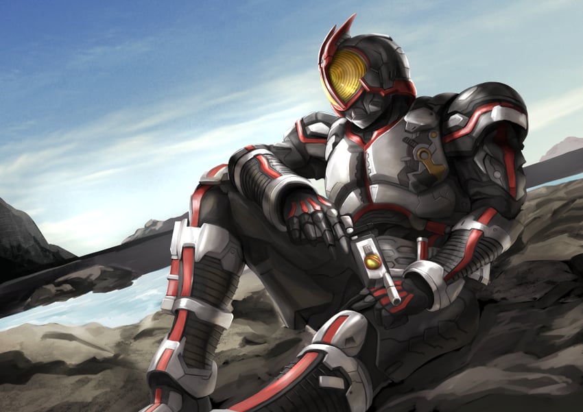 kamen rider faiz (kamen rider and 1 more) drawn by tsubasansan