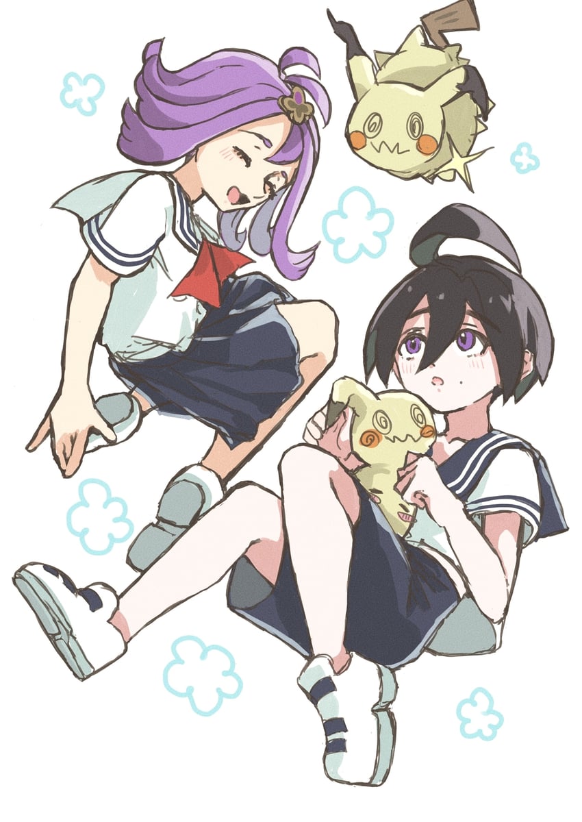 mimikyu, acerola, and allister (pokemon and 2 more) drawn by o_o307