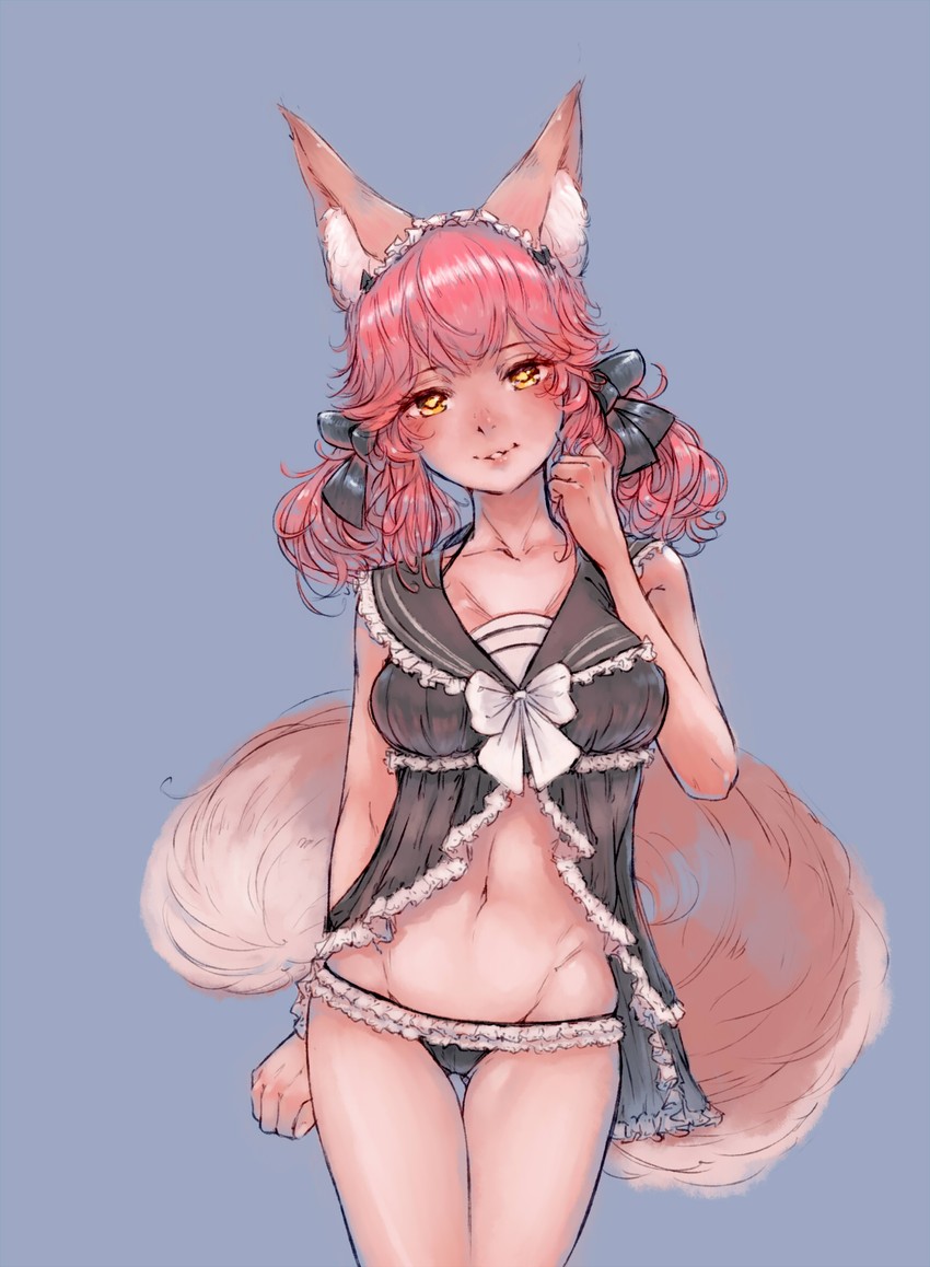 tamamo and tamamo no mae (fate and 1 more) drawn by demstouts