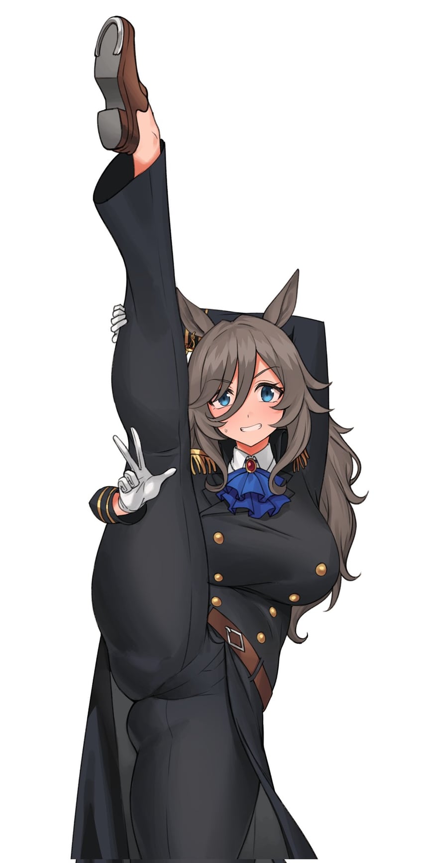 perry steam (umamusume and 1 more) drawn by fukuro_(maruaru00)