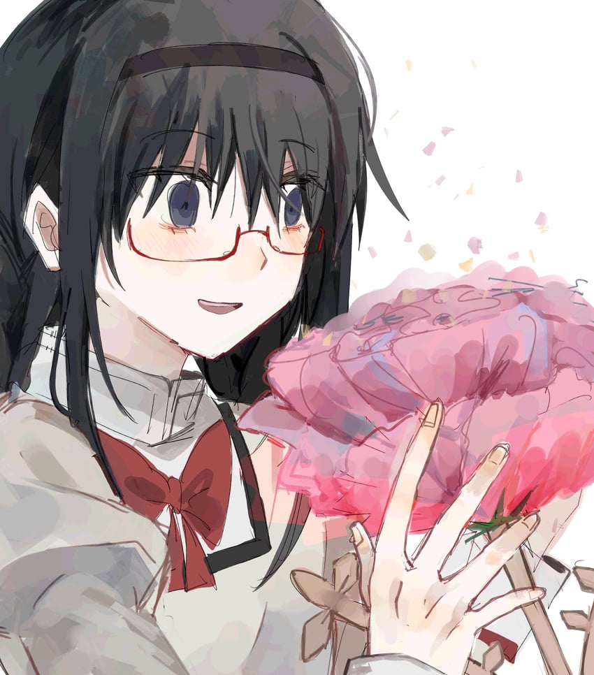 akemi homura (mahou shoujo madoka magica) drawn by axy_cang