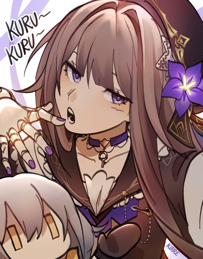 herta (honkai and 1 more) drawn by k0re_drawings
