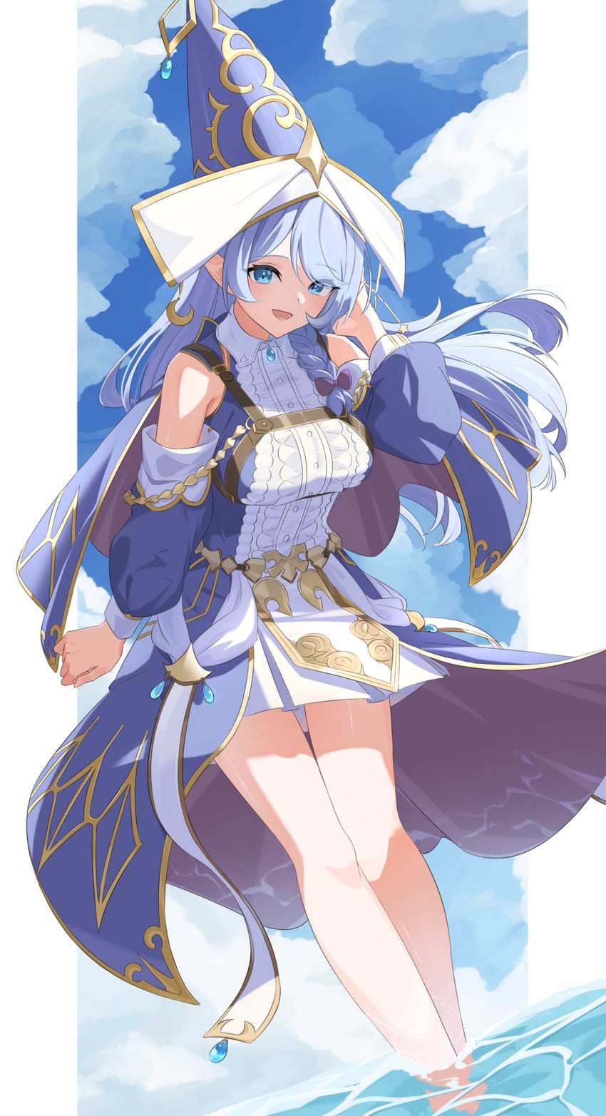water enchantress of the temple (yu-gi-oh!) drawn by heichi