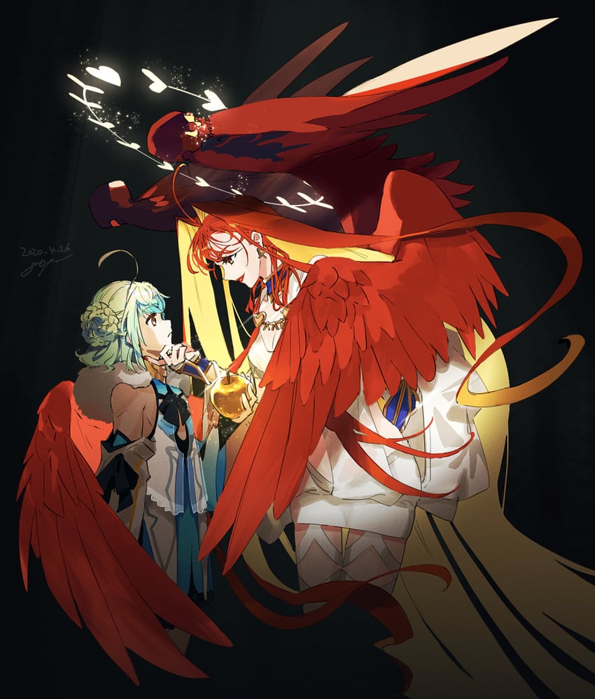 paris and aphrodite (fate and 1 more) drawn by goya_(xalbino)