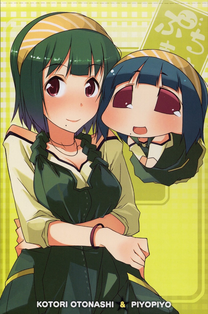 otonashi kotori and piyopiyo (idolmaster and 1 more) drawn by akane_yuki