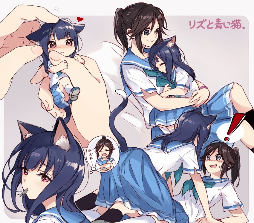 yoroizuka mizore and kasaki nozomi (hibike! euphonium and 1 more) drawn by yuuyu_(777)