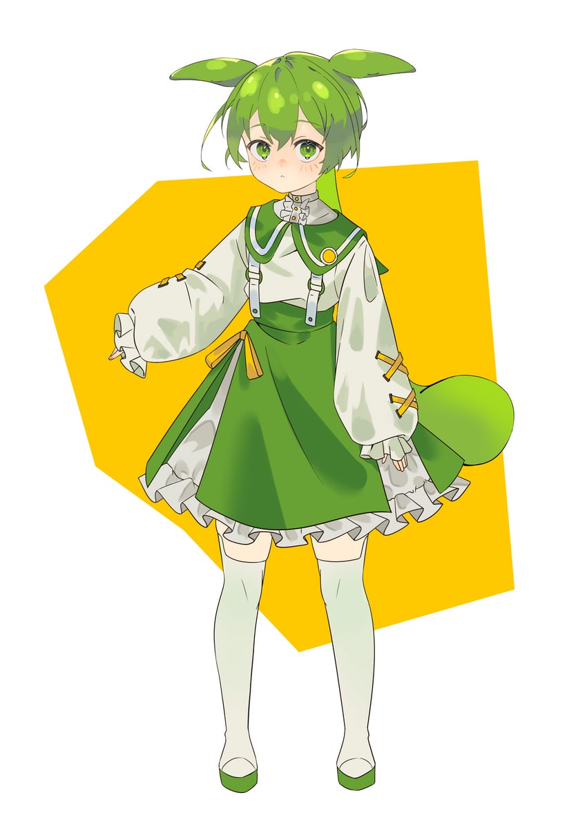 zundamon and ojou-sama zundamon (voiceroid and 1 more) drawn by senri_(hrydy_o)