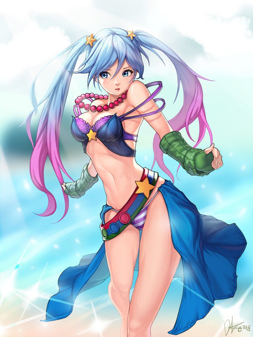sona and arcade sona (league of legends) drawn by dduck_kong