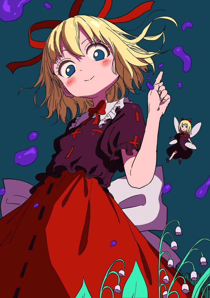 medicine melancholy and su-san (touhou) drawn by uzou_(uzooooooooo)