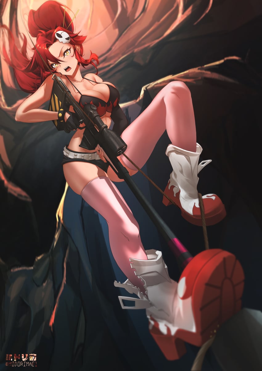 yoko littner (tengen toppa gurren lagann) drawn by midorimae