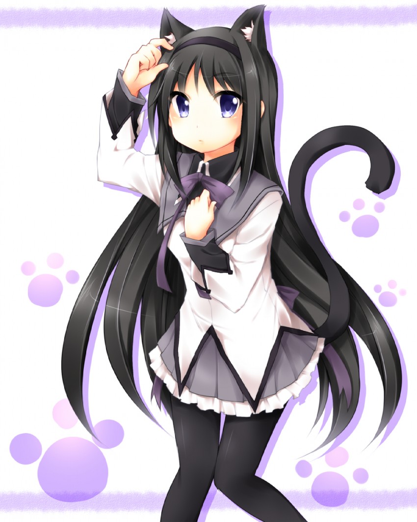 akemi homura (mahou shoujo madoka magica) drawn by hazuki_(sutasuta)