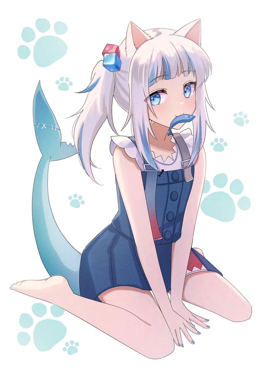gawr gura (hololive and 1 more) drawn by tsumurimai