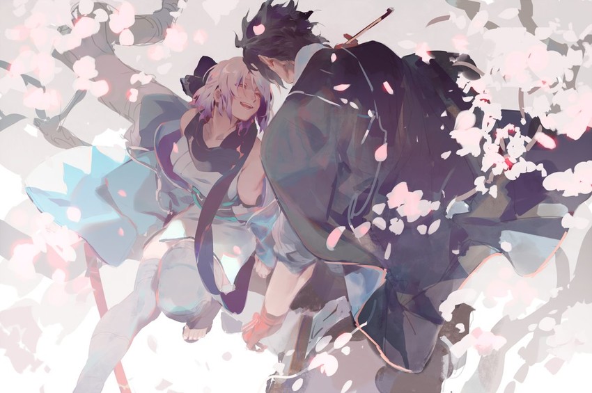 okita souji and hijikata toshizou (fate and 1 more) drawn by rei_(sanbonzakura)