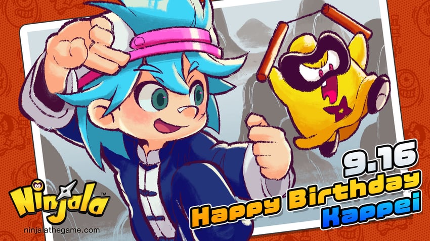 gumchi and kappei (ninjala and 1 more) drawn by rianti-wong