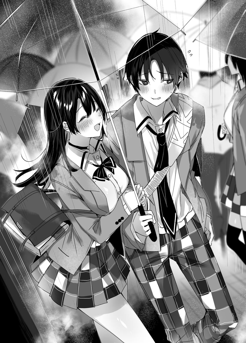 hitotsuba kaede and yoshizumi yuya (ryoushin no shakkin) drawn by kakao_(chocolate_land)