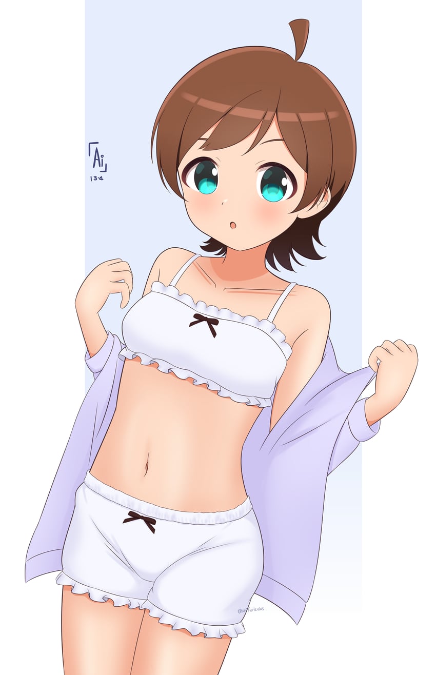 kinoshita hinata (idolmaster and 2 more) drawn by ai_haruka