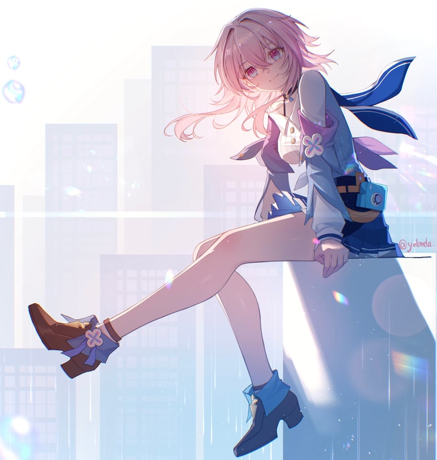march 7th (honkai and 1 more) drawn by yolanda