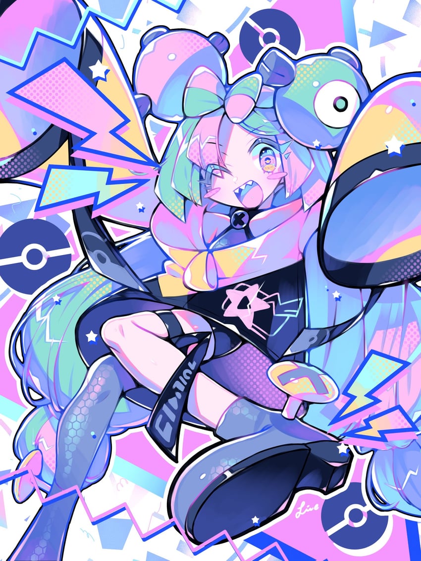 iono (pokemon and 1 more) drawn by porta3948_5