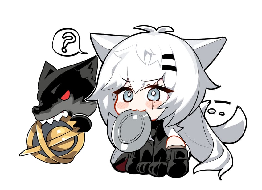lappland, lappland the decadenza, and zaaro (arknights) drawn by kinbakuman