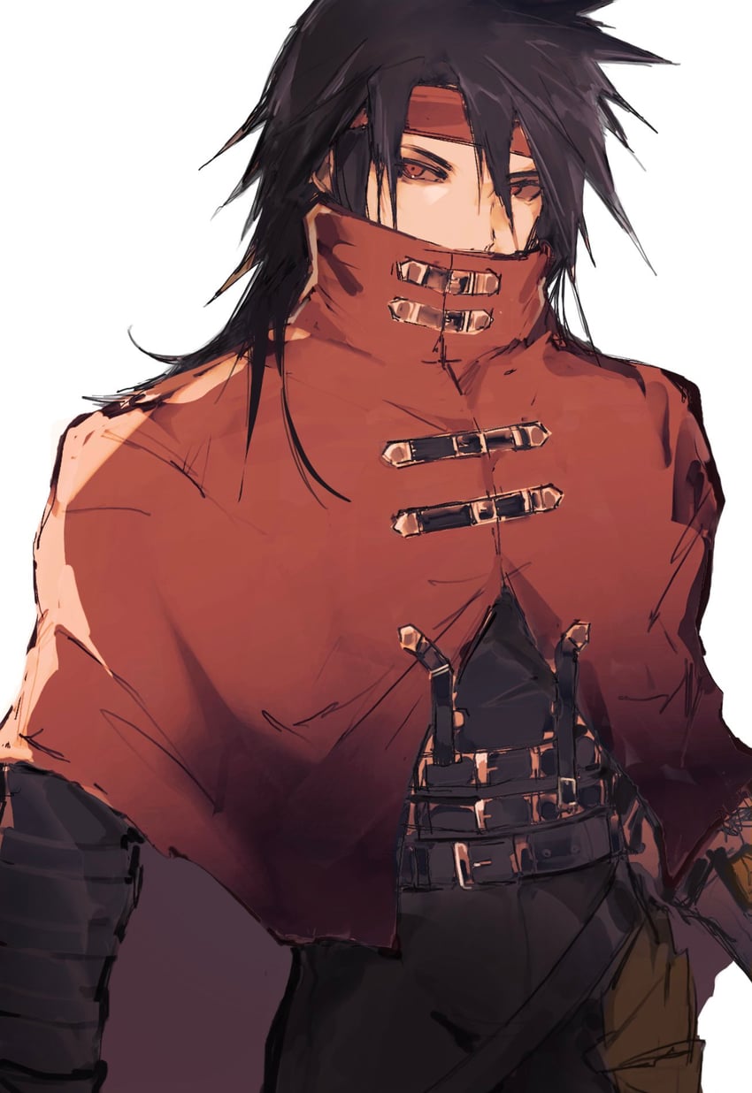 vincent valentine (final fantasy and 1 more) drawn by 777lycan