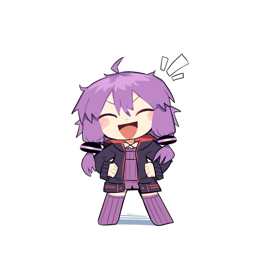 yuzuki yukari (vocaloid and 1 more) drawn by konohoshi