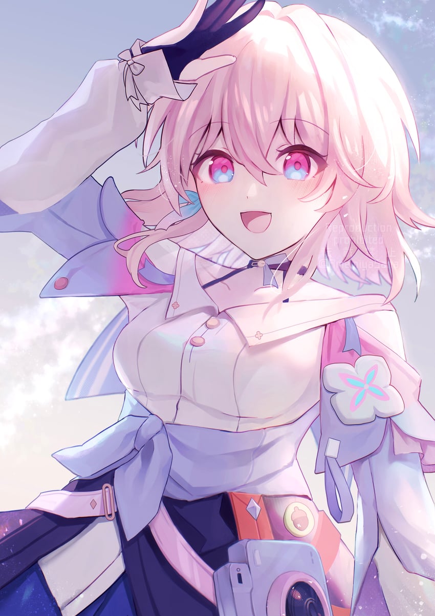 march 7th (honkai and 1 more) drawn by amemiya_sana