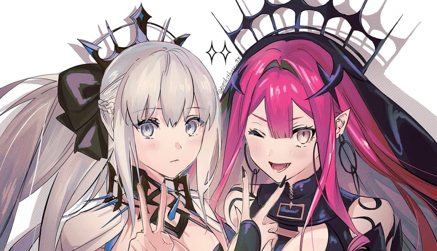 baobhan sith and morgan le fay (fate and 1 more) drawn by eiki_(eikityou_55)