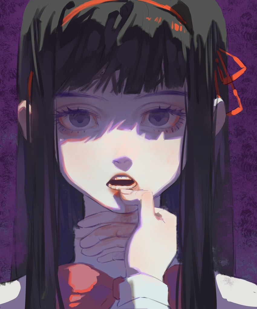 akemi homura (mahou shoujo madoka magica) drawn by yuan_a_zi_a