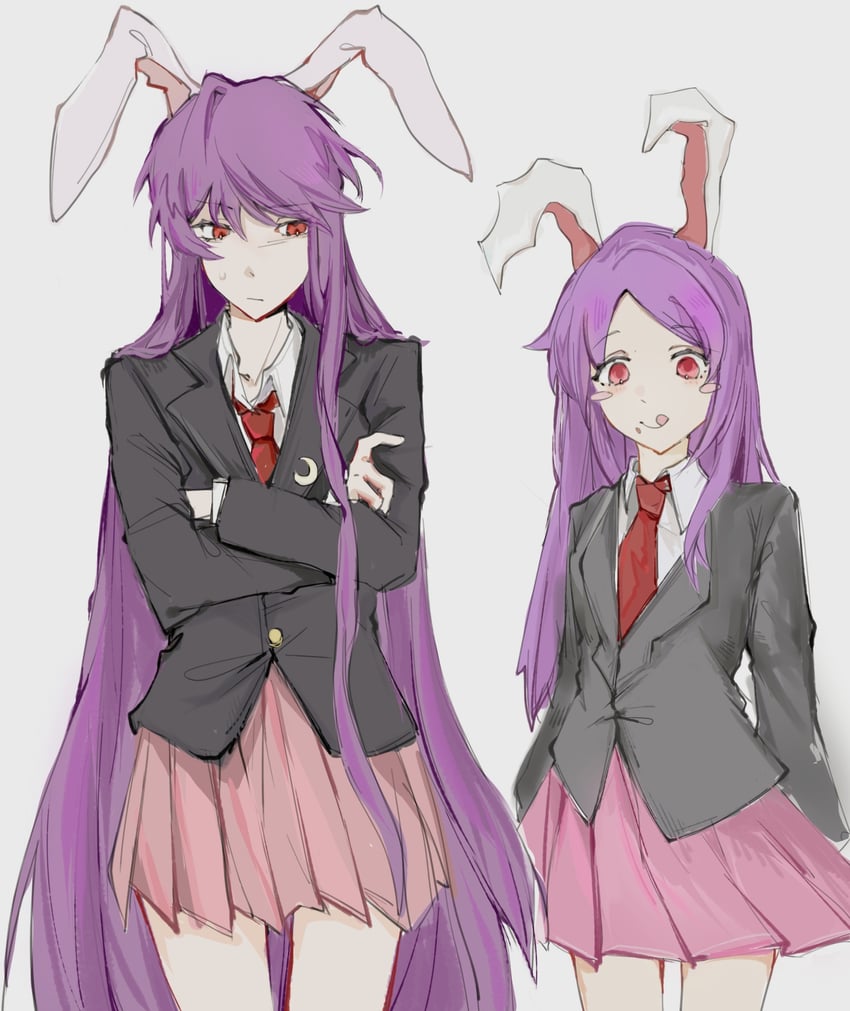 reisen udongein inaba and hisui (touhou and 1 more) drawn by hana_(skhgrandiflorus)