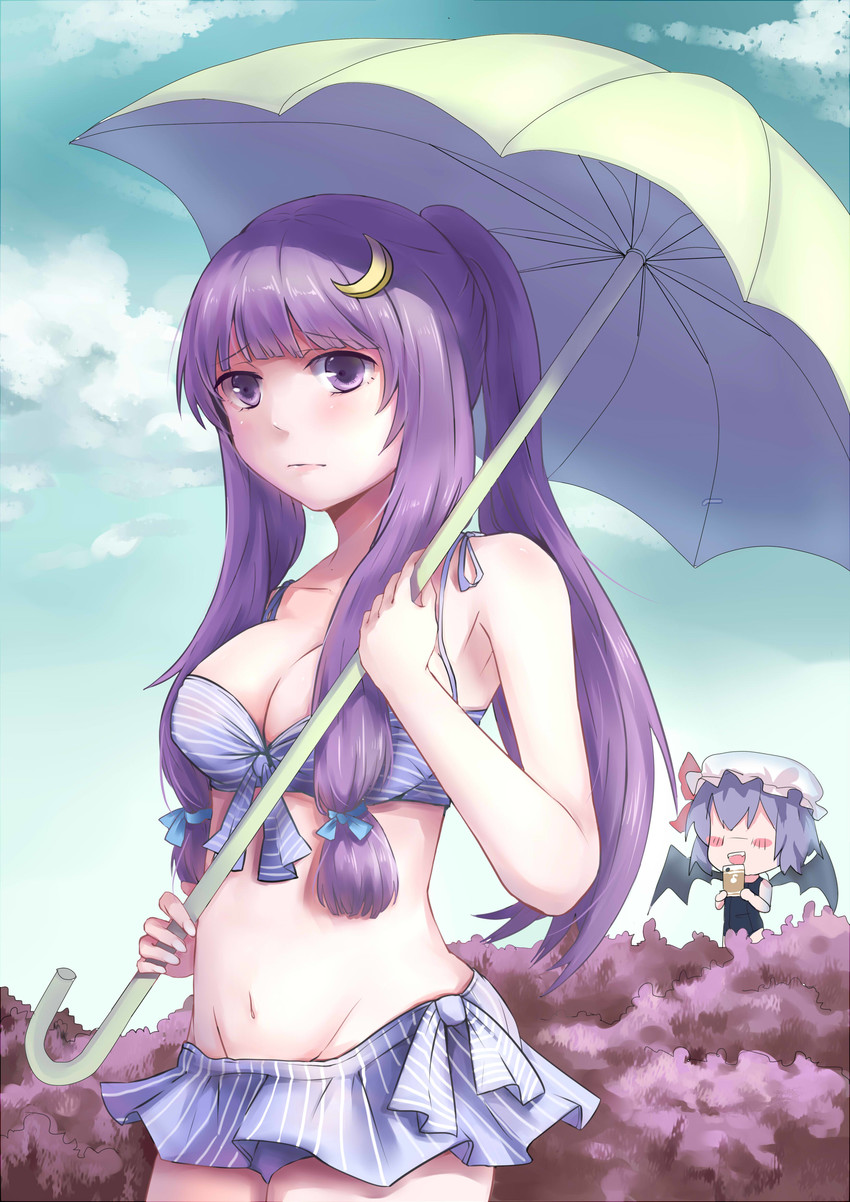 remilia scarlet and patchouli knowledge (touhou) drawn by mao_wan