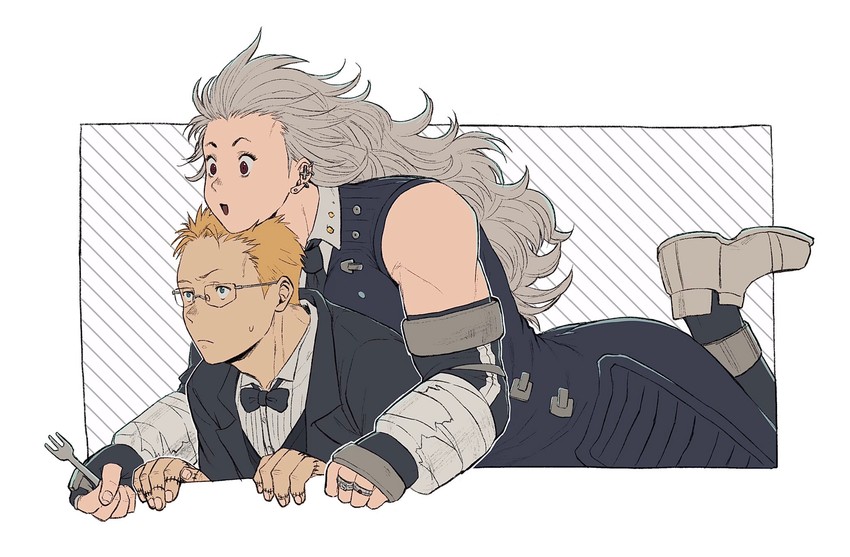 noi and shin (dorohedoro) drawn by ki_(mxxxx)