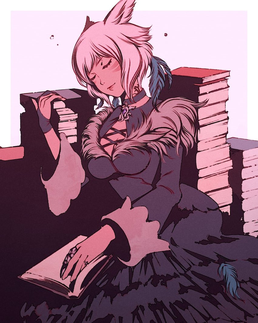 y'shtola rhul (final fantasy and 1 more) drawn by moshimoshibe